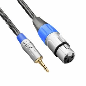 Alquiler cable microfono xlr hembra a minijack madrid